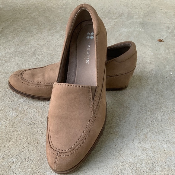 Naturalizer Harker Leather Brown Slip On Loafers Women's Size 10 - Picture 9 of 13